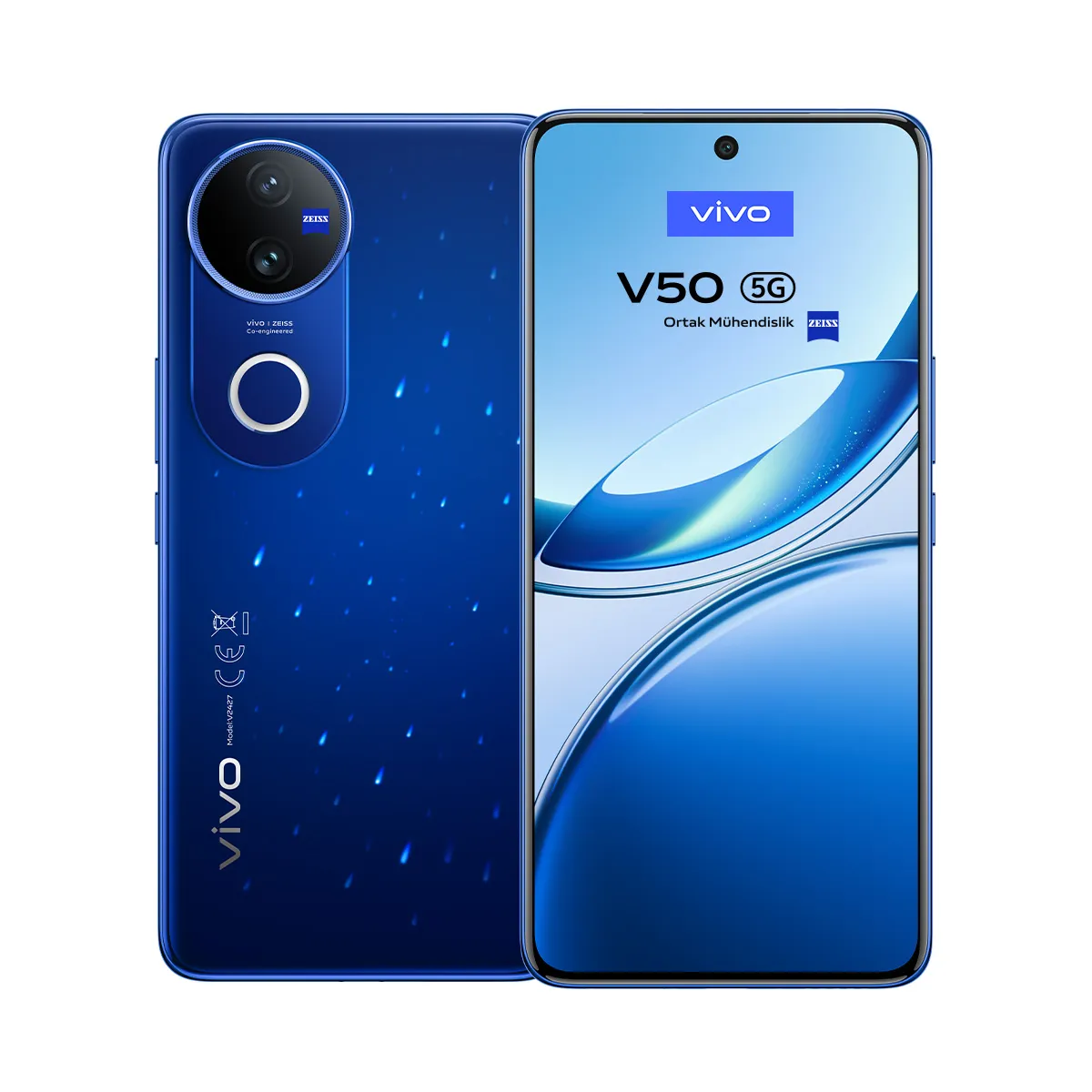 vivo V50 5G Takas Destekli Uzay Mavisi_1