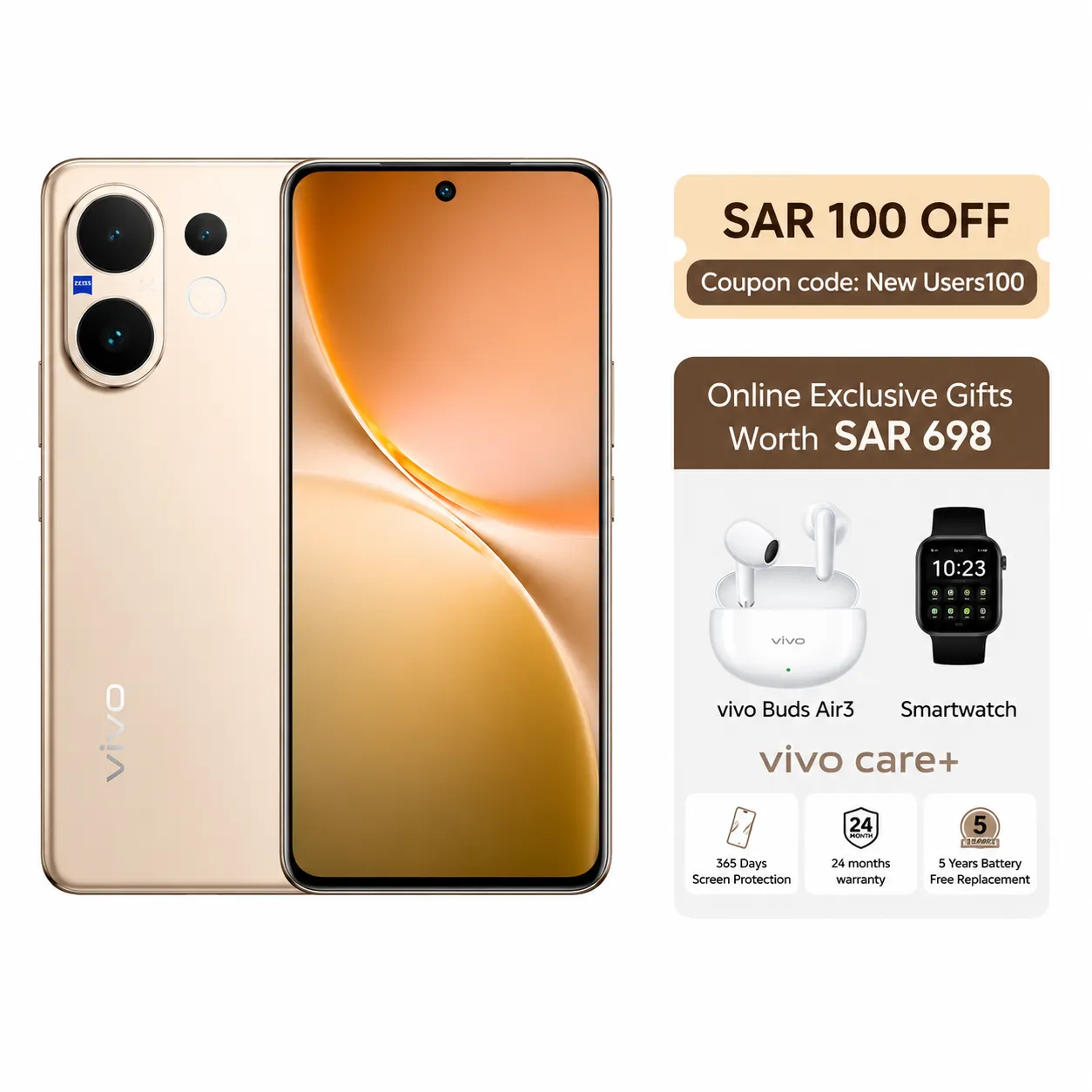 vivo V60 5G Gold 12GB+256GB_1
