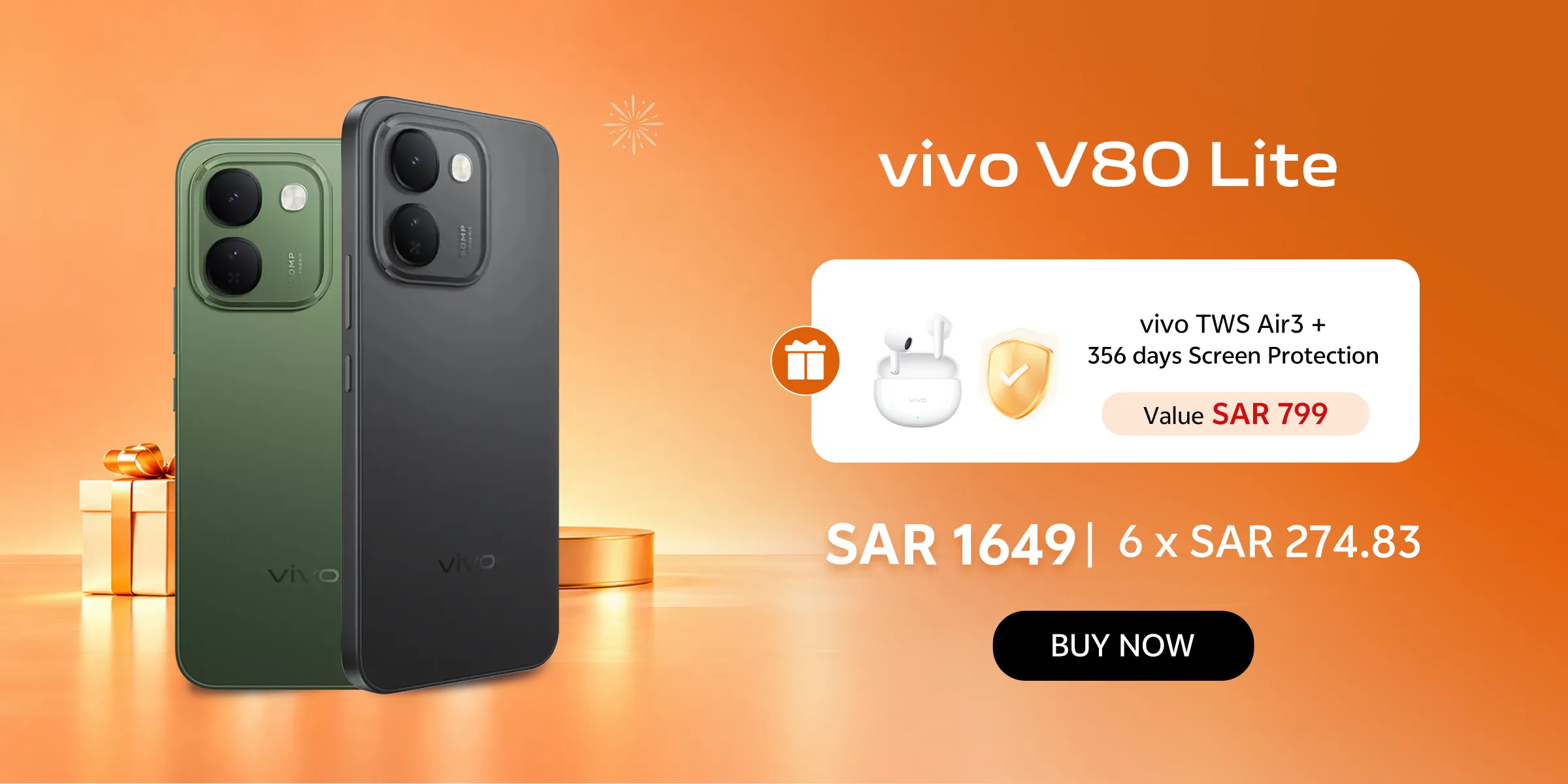 vivo V80 Lite price in saudi arabia banner