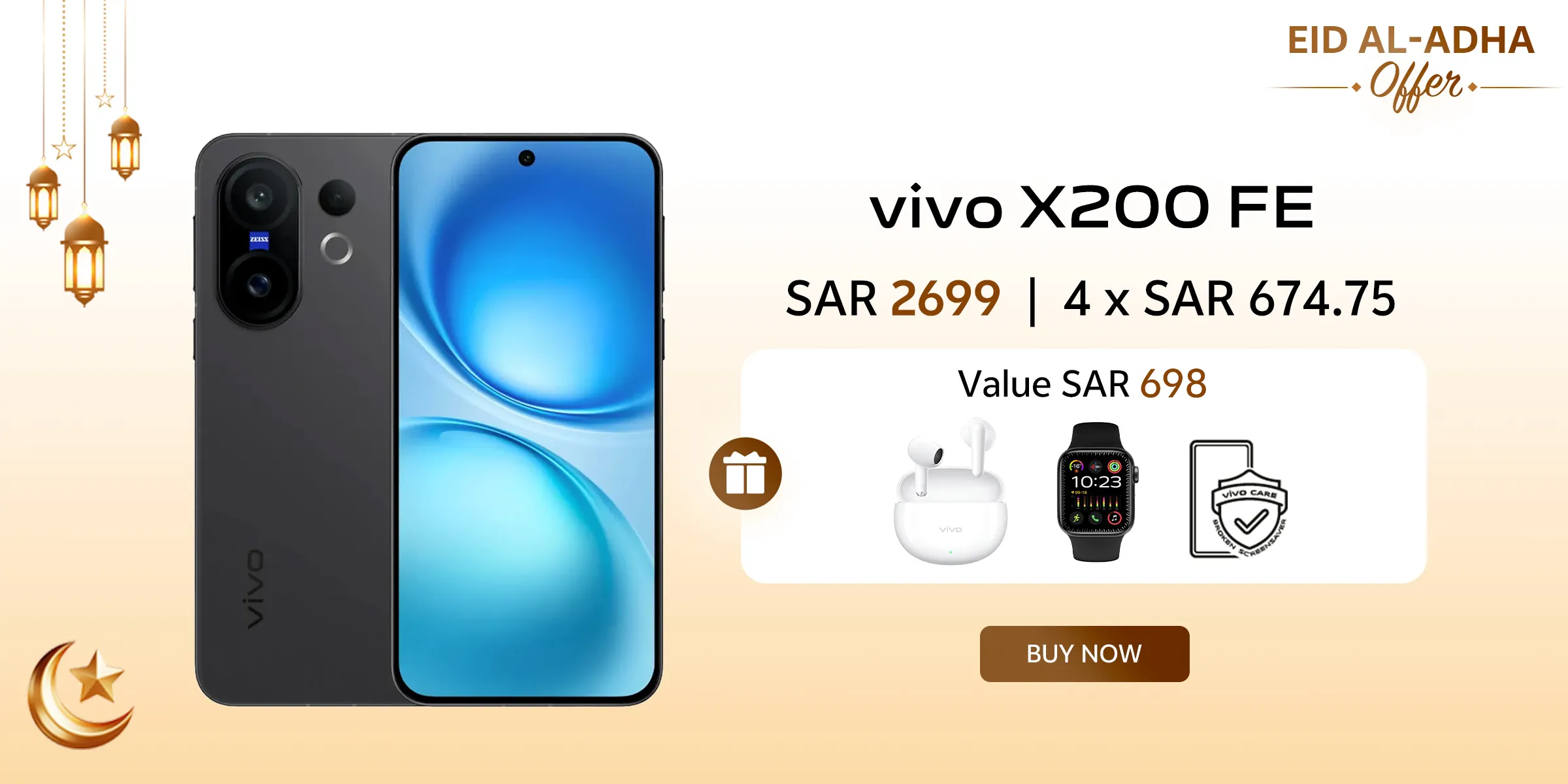 vivo X200FE price banner